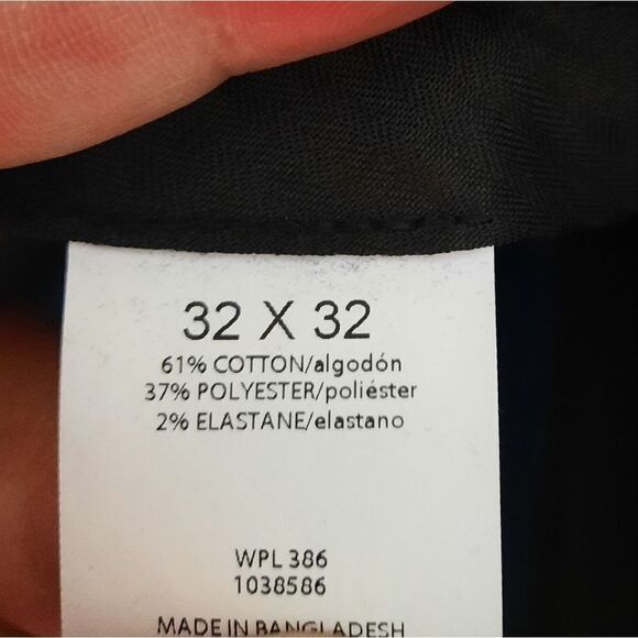 HAGGAR premium Khakis men's size 32 32 Navy classiccore - Picture 7 of 8